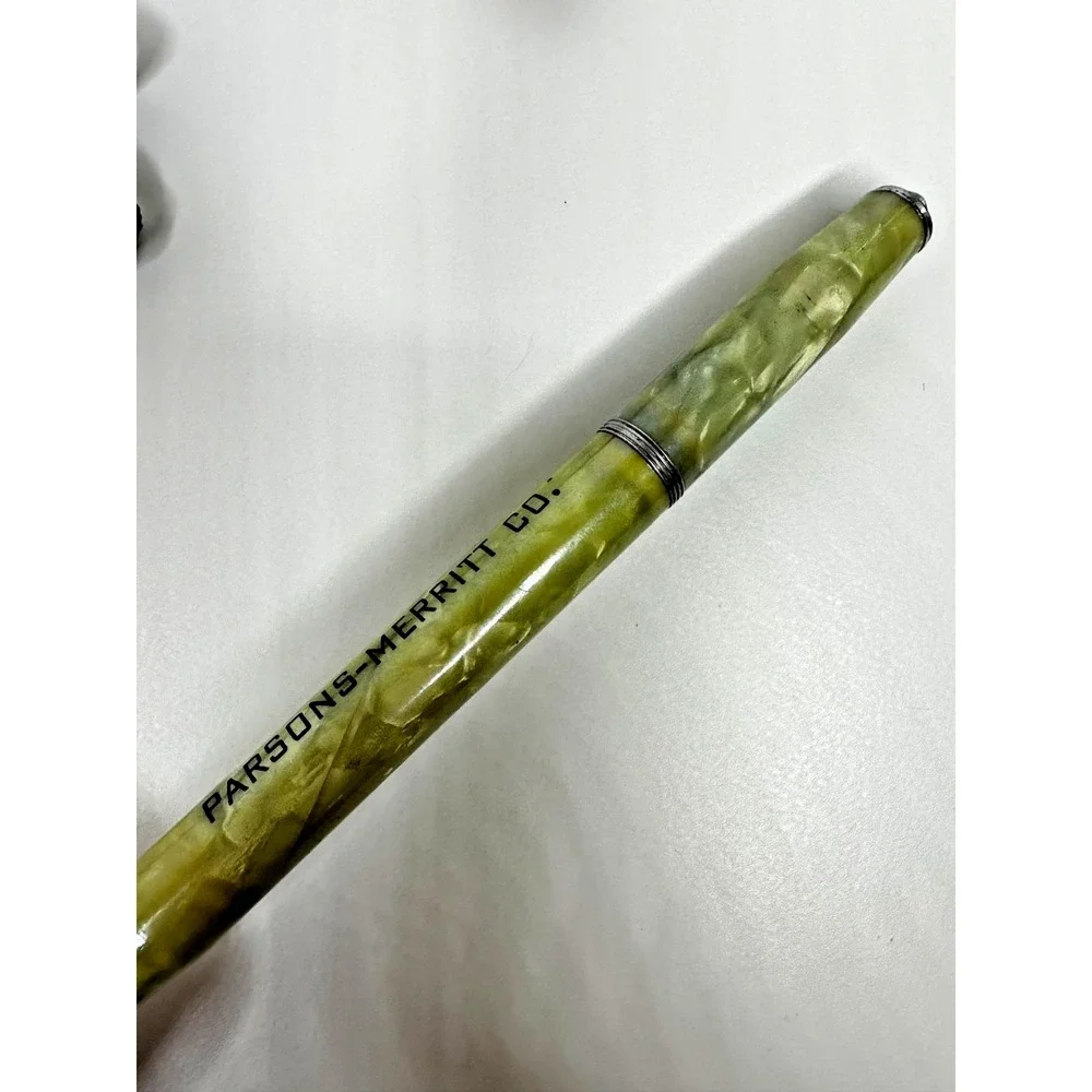 Vtg mechanical pencils lead Lyncraft Green Celluloid Scripto Blue Red Set 5
